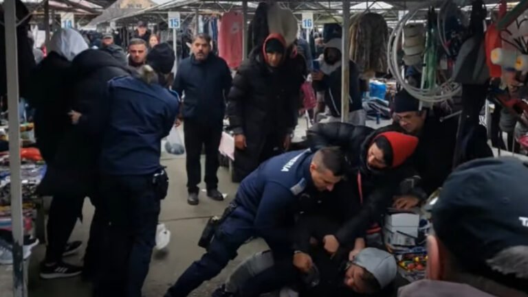 bataie-intr-o-piata-din-timisoara.-scandalul-a-inceput-cand-jandarmii-au-mers-acolo-sa-caute-produse-contrafacute