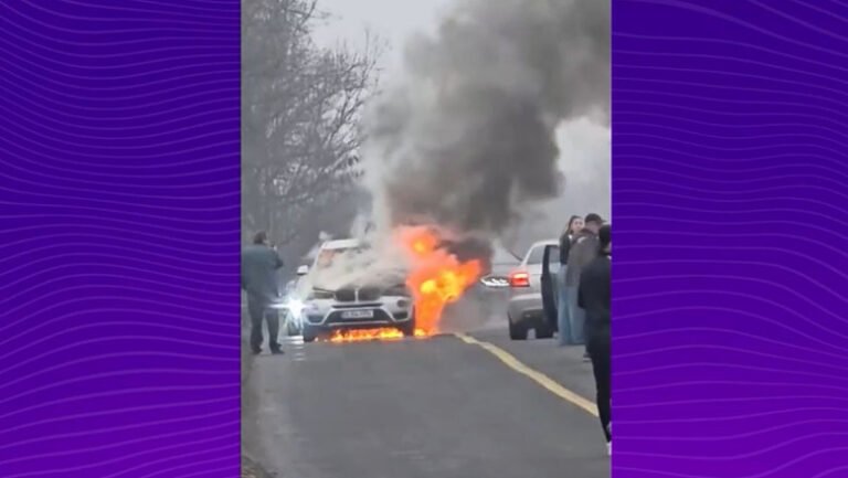 masina-in-flacari-pe-centura-bucurestiului.-traficul-e-blocat,-sute-de-soferi-sunt-afectati