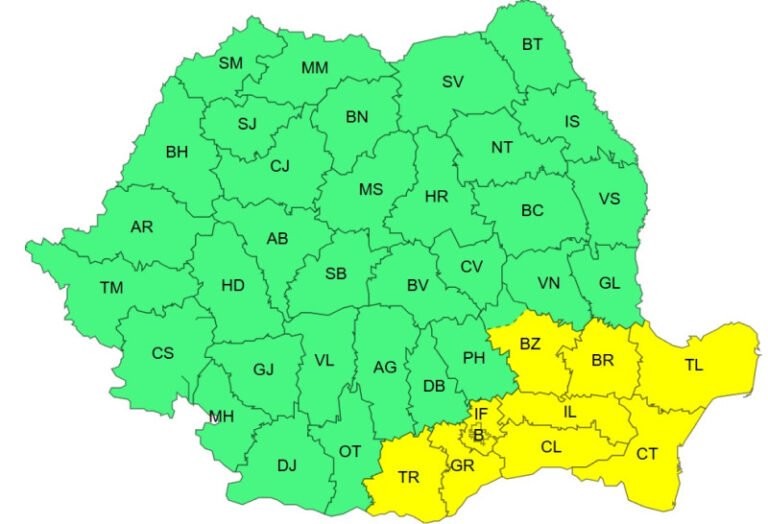 harta-vreme-rece-in-romania:-cod-galben-de-vant-puternic-in-cea-mai-mare-parte-a-tarii-anm-anunta-si-ploi.-care-sunt-zonele-vizate