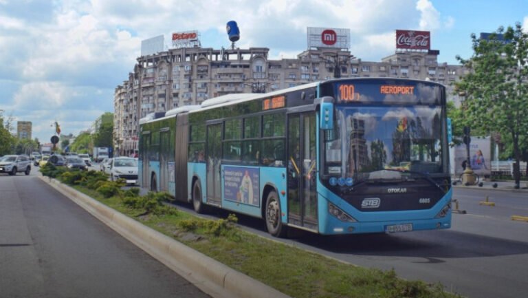 transportul-public-din-zona-aeroportului-otopeni-va-fi-reorganizat-incepand-de-luni:-autobuzele-100-si-442-vor-circula-pe-o-artera-noua