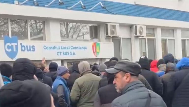 protest-spontan-la-constanta:-autobuzele-ct-bus-n-au-iesit-pe-traseu.-ce-reclama-soferii-si-care-este-reactia-primariei