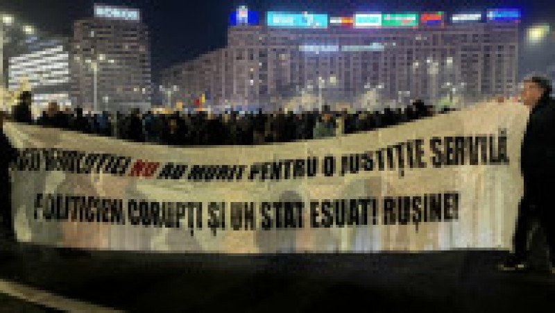 Protest pentru independența justiției, în a patra zi de manifestații. Foto: Digi24.ro | Poza 3 din 10