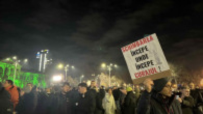 Protest pentru independența justiției, în a patra zi de manifestații. Foto: Digi24.ro | Poza 10 din 10