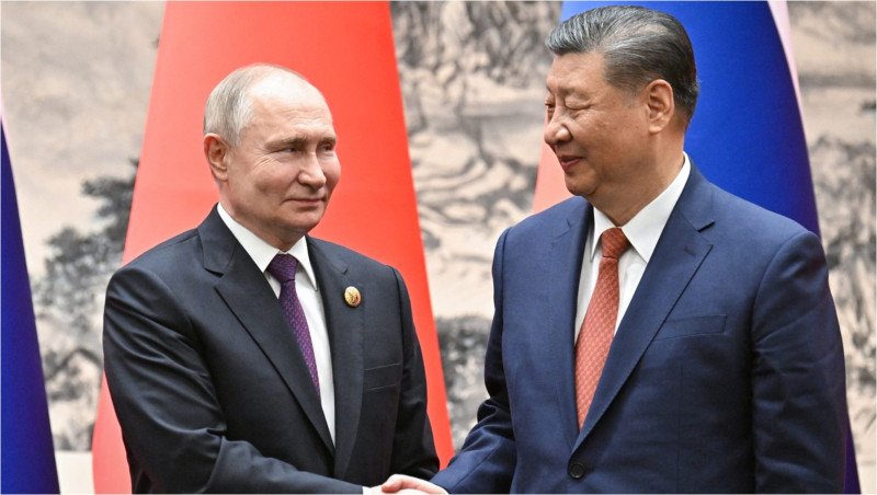 Vladimir Putin și Xi Jinping, liderii celor două puteri prietene, Rusia și China. Fot- Profimedia Images