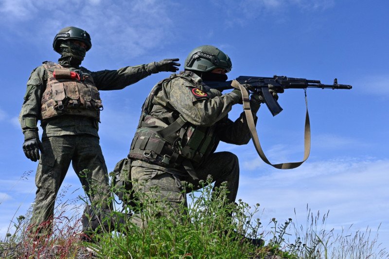 Naval Infantry Training In Murmansk Region, Russia