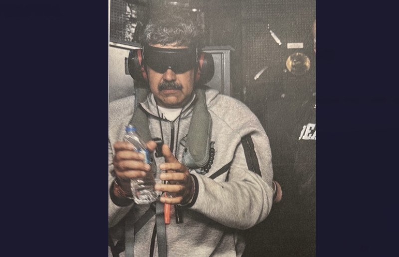 nicolas maduro la bordul USS Iwo Jima