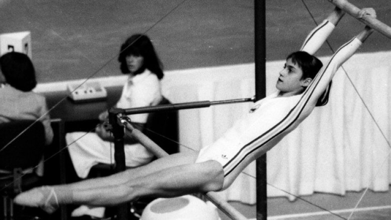 imagini-memorabile-cu-nadia-comaneci,-in-anul-dedicat-marii-campioane:-„de-la-bataile-cu-perne-la-jocurile-olimpice”