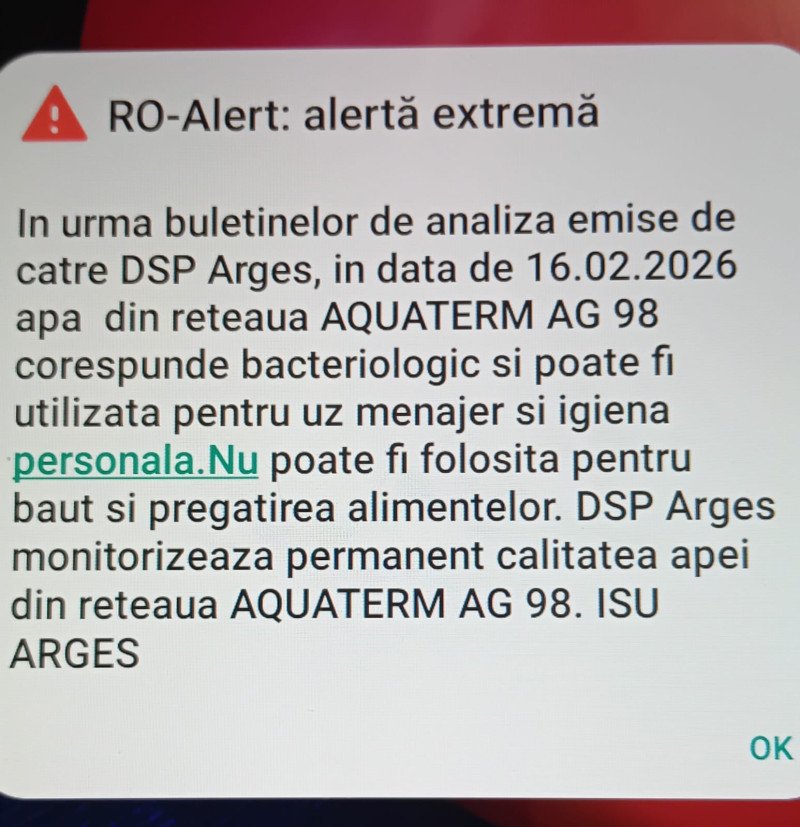apa-ramane-nepotabila-in-curtea-de-arges:-fara-bacterii,-dar-fierul,-clorul-depasesc-limitele.-mesaj-ro-alert-emis-catre-populatie apa-ramane-nepotabila-in-curtea-de-arges:-fara-bacterii,-dar-fierul,-clorul-depasesc-limitele.-mesaj-ro-alert-emis-catre-populatie
