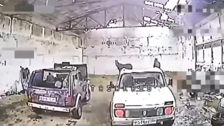 un-ucrainean-a-crezut-ca-a-descoperit-blindate-ascunse-de-rusi-in-spatele-liniei-frontului.-in-depozit-erau-insa-cai-si-masini-vechi