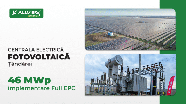 Proiect major în energie regenerabilă: Visual Fan (Allview) finalizează parcul fotovoltaic de 46 MWp de la Țăndărei