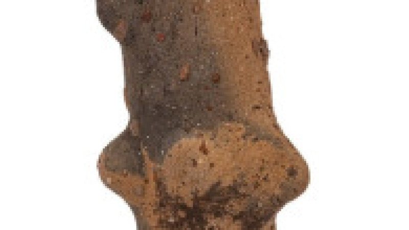 Figurină feminină veche de peste 7.500 de ani, descoperită de arheologi în apropierea municipiului Sfântu Gheorghe. Foto: Facebook/Muzeul Naţional al Carpaţilor Răsăriteni | Poza 9 din 9