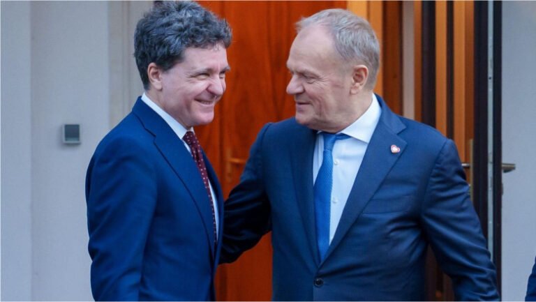 nicusor-dan,-intalnire-cu-premierul-polonez-donald-tusk-apararea-in-nato,-ucraina-si-r.-moldova,-printre-temele-discutate