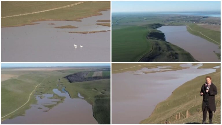 un-lac-din-olt,-secat-ani-la-rand,-s-a-reumplut-dupa-ploile-si-ninsorile-din-ultimele-luni.-„au-inceput-sa-apara-si-pasarile”