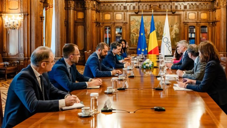 secretarul-general-ocde-a-fost-primit-la-palatul-cotroceni.-mesajul-lui-nicusor-dan