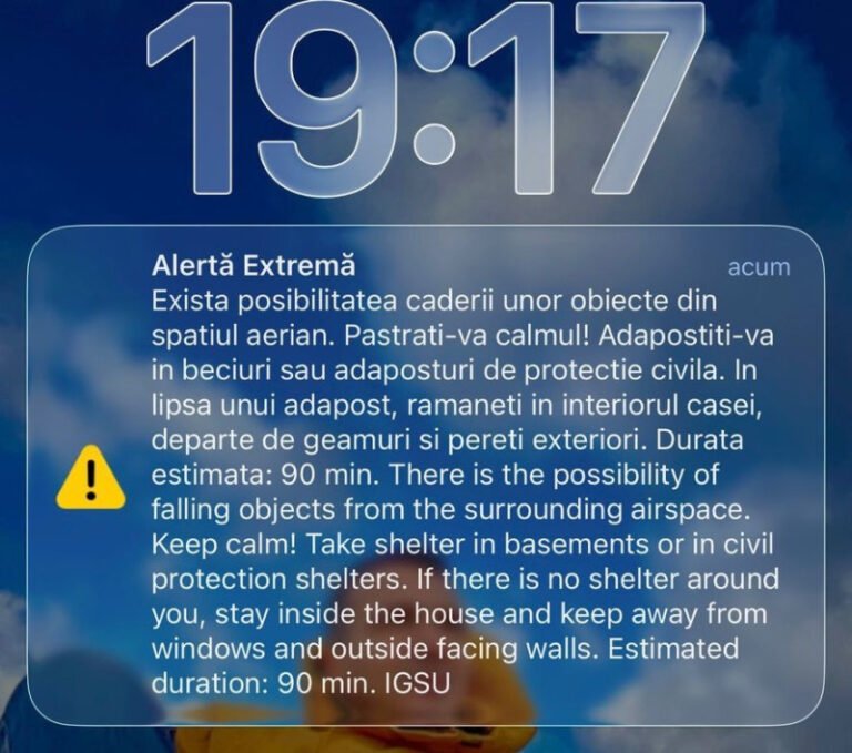 mesaj-ro-alert-pentru-nordul-judetului-tulcea:-risc-de-cadere-a-unor-obiecte-din-spatiul-aerian.-anuntul-ministerului-apararii
