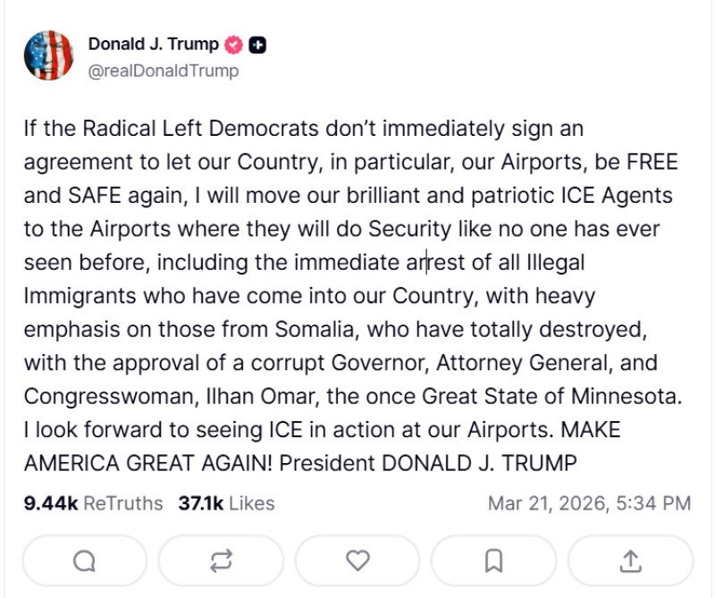 trump-ameninta-sa-trimita-agentii-ice-in-aeroporturi,-„unde-vor-gestiona-securitatea-cum-nu-s-a-mai-vazut-pana-acum”