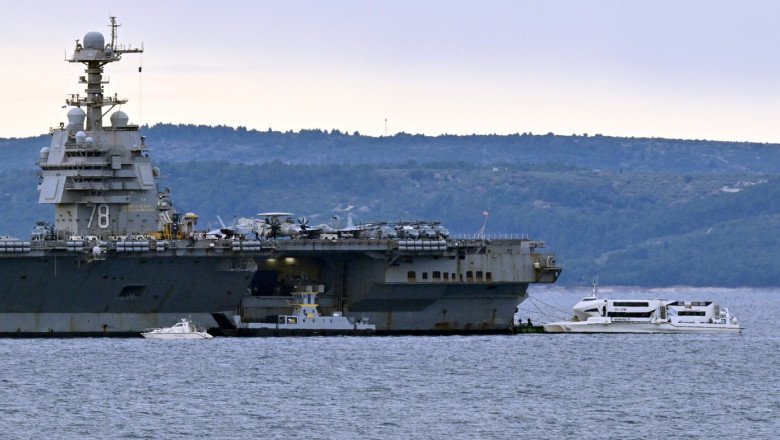 portavionul-american-uss-gerald-ford-a-ajuns-in-croatia-pentru-mentenanta.-asigurari-ca-nava-a-ramas-„deplin-operationala” portavionul-american-uss-gerald-ford-a-ajuns-in-croatia-pentru-mentenanta.-asigurari-ca-nava-a-ramas-„deplin-operationala”