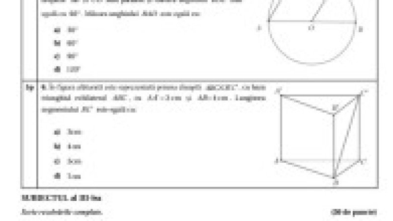 Simulare matematică, subiecte, pagina 3 | Poza 3 din 8