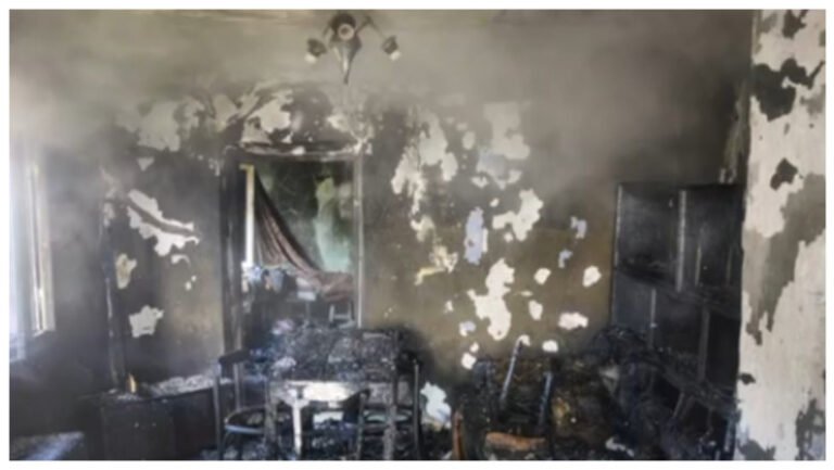 femeie-salvata-dintr-o-casa-in-flacari-la-videle:-un-jandarm-si-un-politist-au-intervenit-inainte-de-sosirea-pompierilor