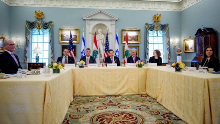 seful-diplomatiei-americane,-marco-rubio,-i-a-primit-pe-ambasadorii-israelian-si-libanez-pentru-primele-discutii-directe-dupa-decenii
