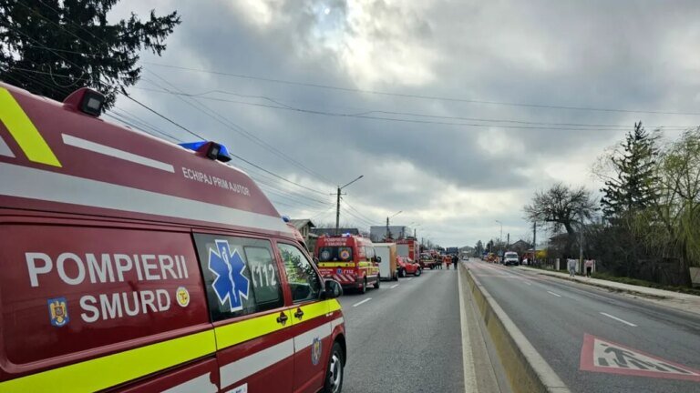 un-microbuz-cu-copii,-implicat-intr-un-accident,-in-mures