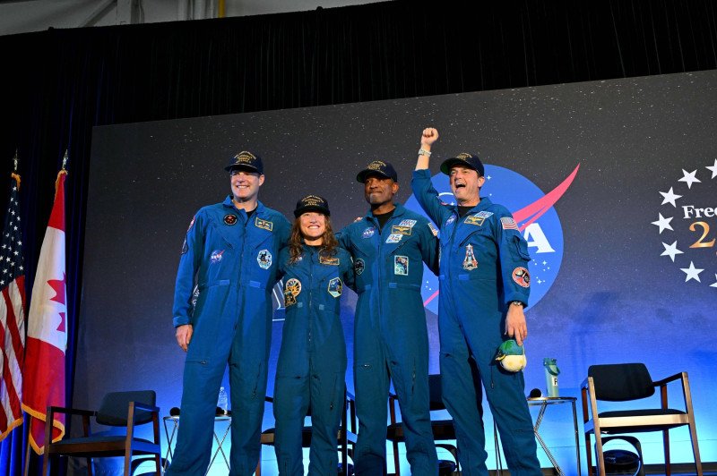 NASA Artemis II Crew Welcome Celebration