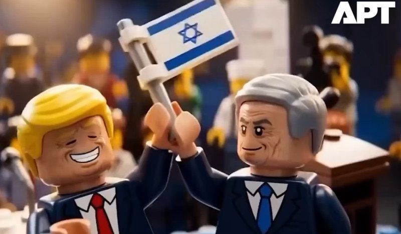 lego trump iran video