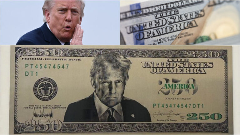 bancnote-de-250-de-dolari-cu-chipul-lui-donald-trump:-proiectul-promovat-de-administratia-sa-provoaca-scandal-in-sua