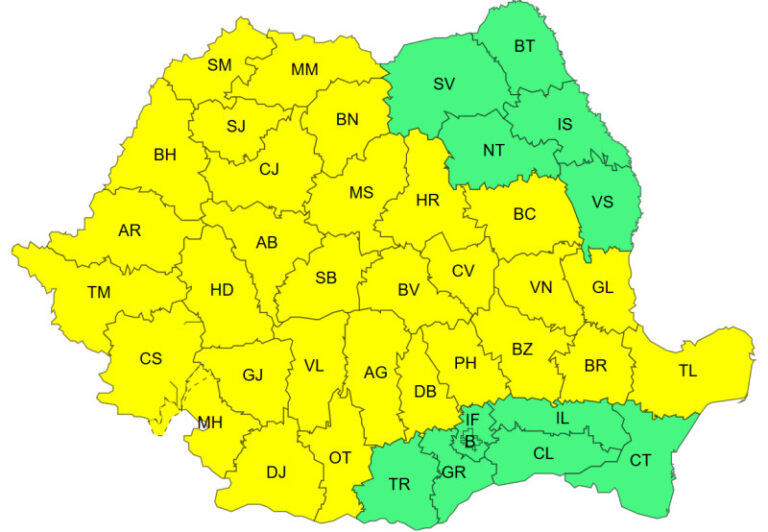 harta-avertizare-de-furtuni-cu-tunete-si-grindina-in-aproape-toata-tara.-cand-se-strica-vremea