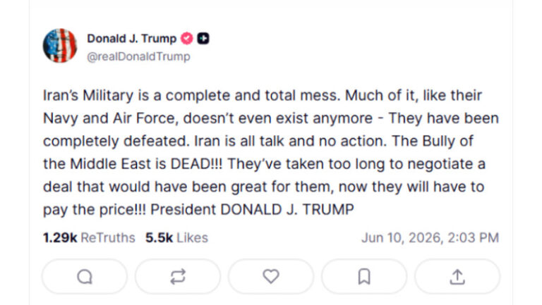 trump-ameninta-din-nou-iranul:-„le-a-luat-prea-mult-sa-negocieze-un-acord.-acum-vor-trebui-sa-plateasca-pretul”