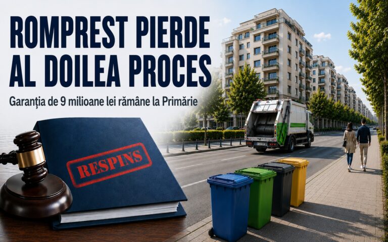 Lovitură de teatru în „Războiul Gunoaielor”! Romprest pierde un nou proces uriaș: Sechestru pe milioane de lei după abateri revoltătoare în Sectorul 1