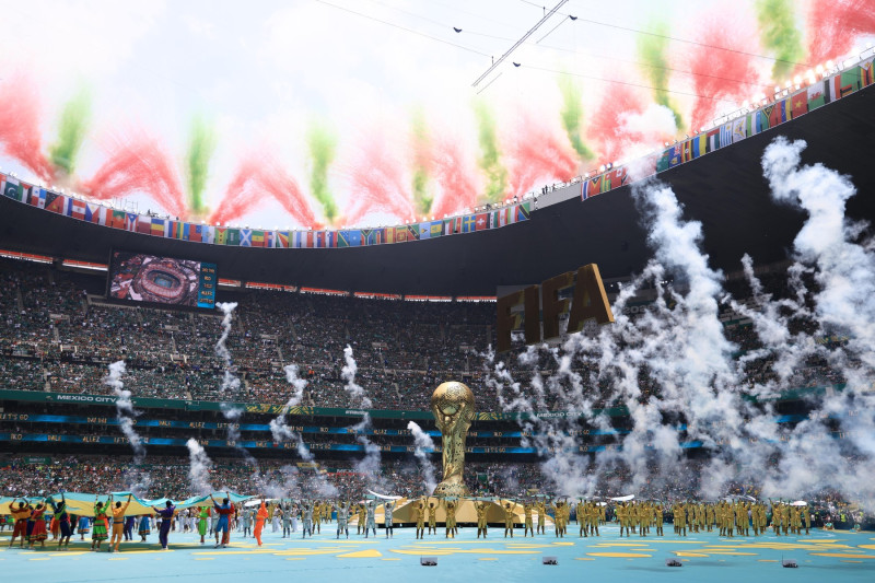 Football / FIFA World Cup / opening ceremony in Mexico City
