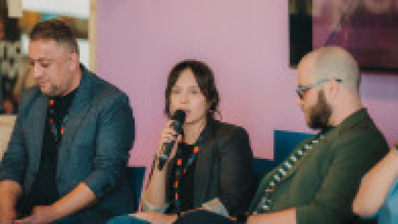 Valentin Savu (OFIC), Ilinka Teodorescu (CNC), Marius Leftărache (Avanpost) - Festival de la Cannes 2026 Foto: Nicolae Anghel pentru JIDVEI | Poza 10 din 20