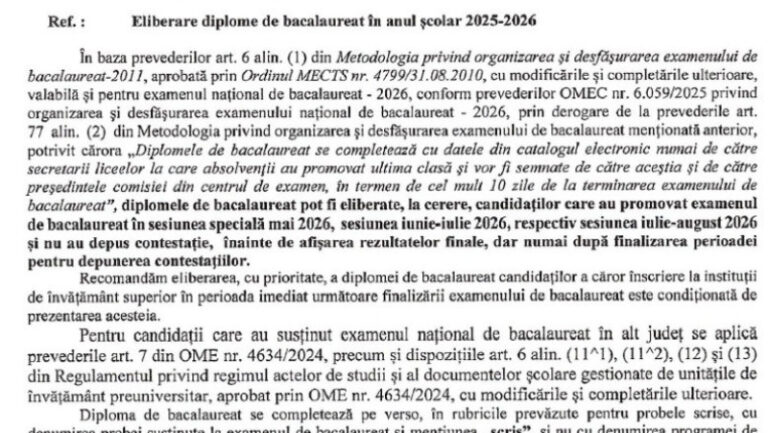 cand-se-elibereaza-diploma-de-bacalaureat-2026.-ministerul-educatiei-explica-procedura-pentru-absolventii-care-au-depus-contestatii