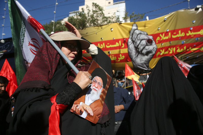 Farewell ceremony held for the late Iranian leader Khamenei in the Iranian city of Mashhad