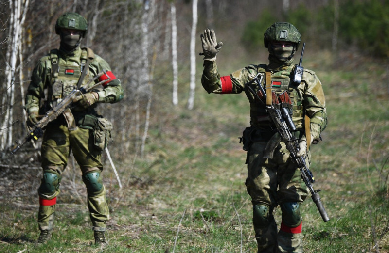 Belarus Ukraine Border Reinforcement
