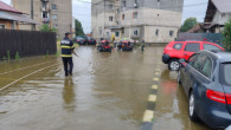 Ploile torențiale au provocat, miercuri, pagube în 24 de localități din județele Buzău, Dâmbovița, Ialomița, Ilfov și Prahova, precum și în municipiul București. Foto IGSU | Poza 5 din 6