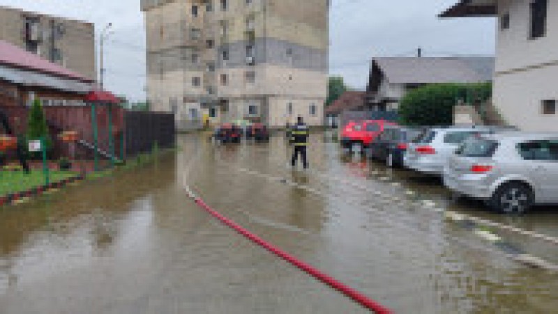 Ploile torențiale au provocat, miercuri, pagube în 24 de localități din județele Buzău, Dâmbovița, Ialomița, Ilfov și Prahova, precum și în municipiul București. Foto IGSU | Poza 6 din 6