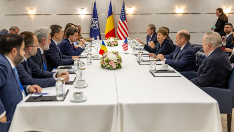 Întrevedere a președintelui Nicușor Dan cu delegația Congresului Statelor Unite ale Americii la Summitul NATO Foto: Administrația Prezidențială