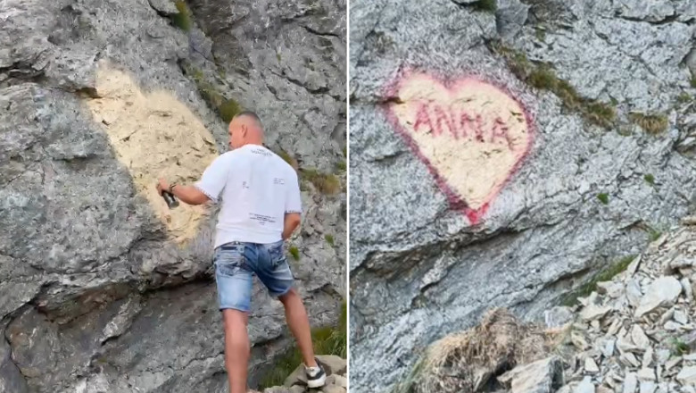 s-a-aflat-cine-este-barbatul-care-a-„pictat”-o-declaratie-de-dragoste-pe-o-stanca-de-pe-transfagarasan.-anuntul-politistilor s-a-aflat-cine-este-barbatul-care-a-„pictat”-o-declaratie-de-dragoste-pe-o-stanca-de-pe-transfagarasan.-anuntul-politistilor