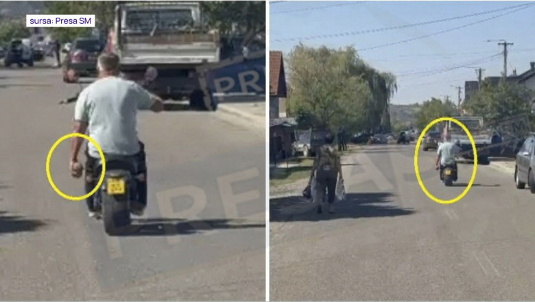 obuz-transportat-cu-scuterul-pana-la-politie,-in-satu-mare.-viceprimarul-unei-comune-l-a-carat-in-mana obuz-transportat-cu-scuterul-pana-la-politie,-in-satu-mare.-viceprimarul-unei-comune-l-a-carat-in-mana
